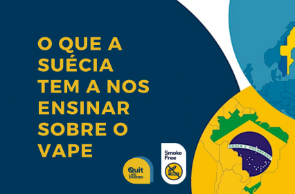 Quase 1.4 milhão de brasileiros deixariam de morrer nas próximas décadas, se o Brasil adotasse as políticas públicas da Suécia sobre os cigarros eletrônicos quit like sweeden 1