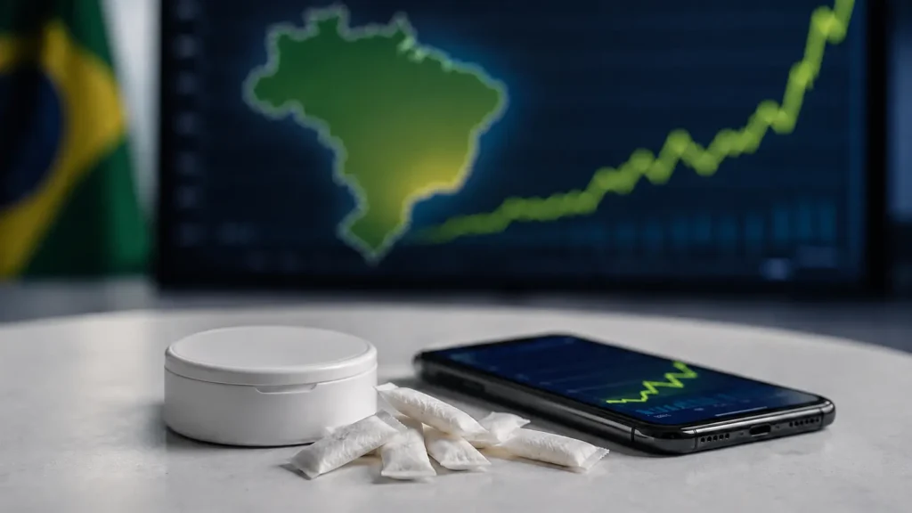 Interesse por sachês de nicotina dispara e pode repetir trajetória dos vapes no Brasil