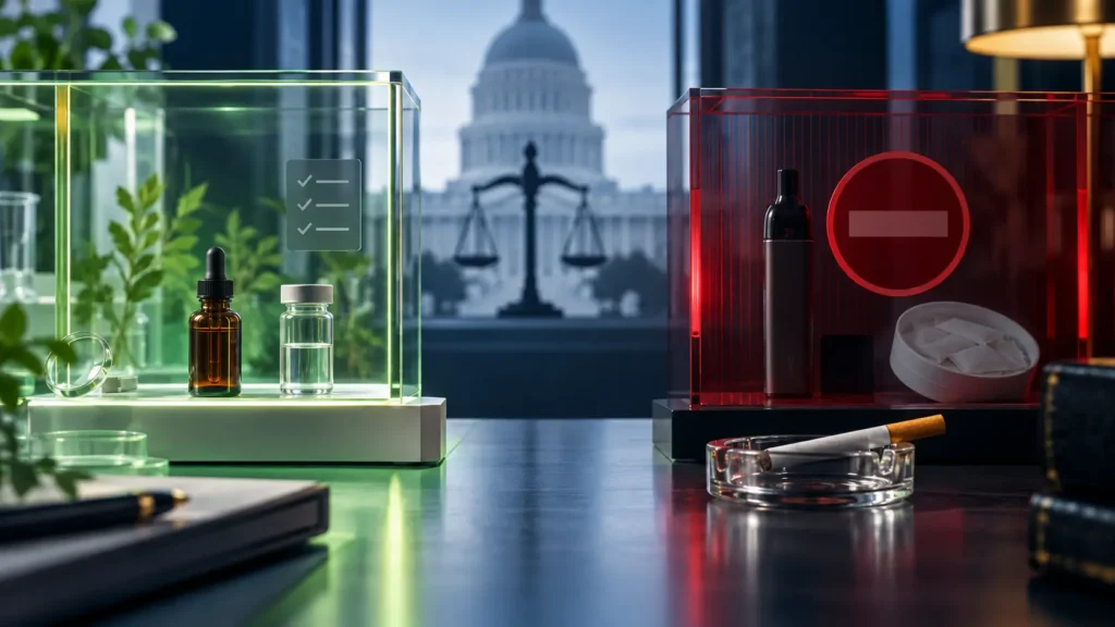 Estudo aponta contradição entre abertura à cannabis e proibição de alternativas à nicotina Onda Verde da Cannabis versus Congelamento da Nicotina